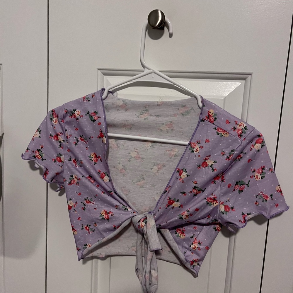 cute tie shirt from shein